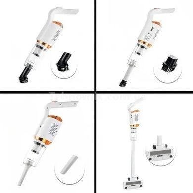 Бездротовий пилосос Wireless vacuum cleaner Білий
