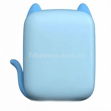 Дитячий термопринтер bluetooth Type-C A8 Cat Блакитний