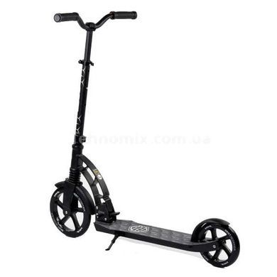 Самокат двухколесный 2 амортизатора колеса 20см 47351 Best Scooter Черный