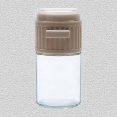 Солонка с точным контролем количества Seasoning bottle Коричневая