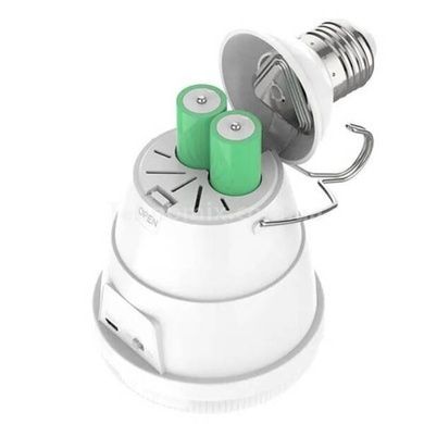 Комплект лампочка 28W, E27 аккумуляторная LED + солнечная панель FA-3630 Белая