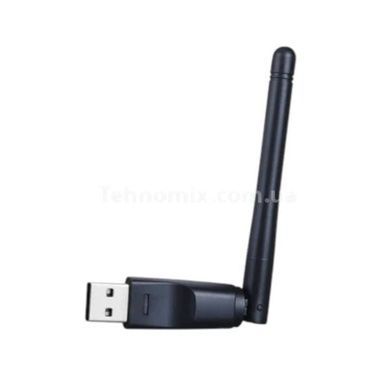 Wi-Fi-адаптер компьютерный USB RT7601 Черный