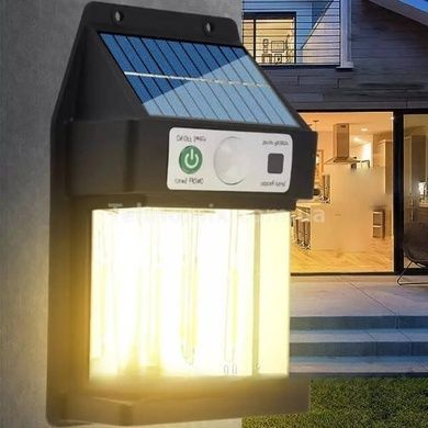 Фонарь уличный с датчиком движения и солнечной панелью 2Вт X-Bail YX777 SOLAR Черный