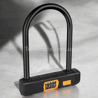Велозамок кодовий U-Lock FEIRI 1825 Чорний