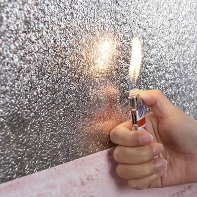 Фольга для кухонних поверхонь водонепроникна самоклеюча 4х0.6м см Срібло