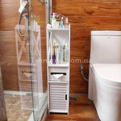 Полиця стелаж пластикова у ванну PK-03 (120*20*20см) Біла