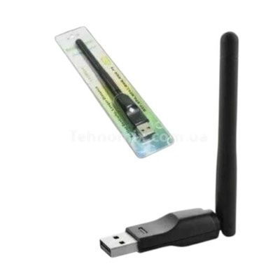 Wi-Fi-адаптер компьютерный USB RT7601 Черный