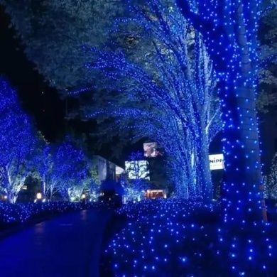 Уличная гирлянда 600 LED 50М Синий
