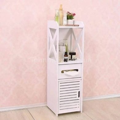 Полиця стелаж пластикова у ванну PK-03 (120*20*20см) Біла