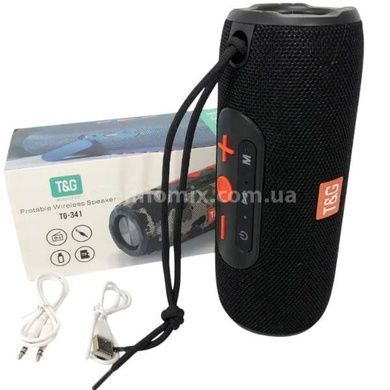 Колонка Bluetooth c функцией speakerphone с радио TG341 Черная