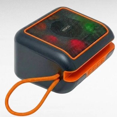 Колонка акумуляторна портативна з тримачем для телефону Bluetooth TS-5577 SG‑666 Чорна з червоним