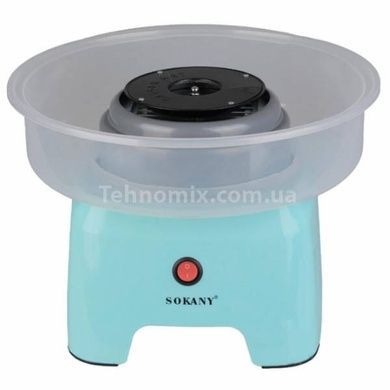 Аппарат для приготовления сладкой ваты Sokany SK-520-BS Голубой