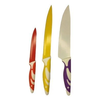 Набір ножів з керамічним покриттям HIGH QUALITY KNIFE SET 3шт