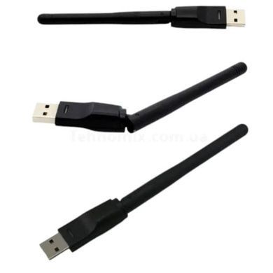 Wi-Fi-адаптер компьютерный USB RT7601 Черный