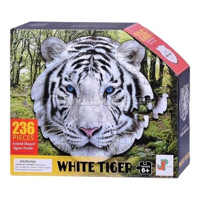 Пазлы Белый Тигр 236 деталей 45,8*46см 88660 White Tiger