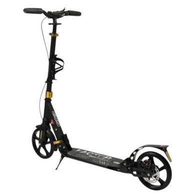 Самокат двухколесный с регулировкой высоты руля Best Scooter BS-79116 Черный с серым
