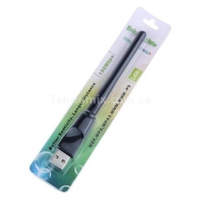 Wi-Fi-адаптер компьютерный USB RT7601 Черный