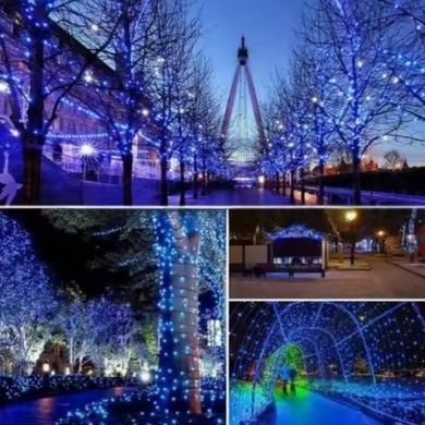 Уличная гирлянда 600 LED 50М Синий