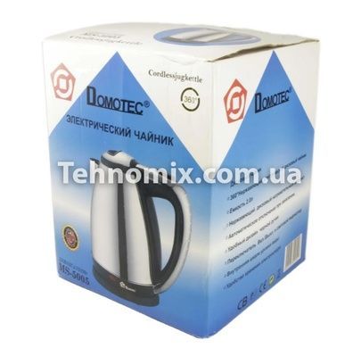 Электрочайник металлический 1,8 л Domotec MS-5005 Серебристый