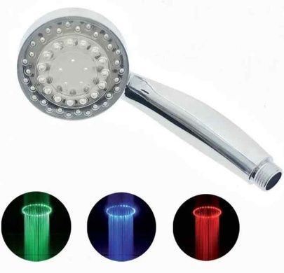 Светодиодная насадка для душа LED SHOWER 3 цвета подсветки