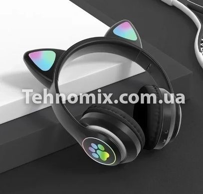Наушники беспроводные LED с кошачьими ушками и подсветкой STN 26 ( в ассортименте )