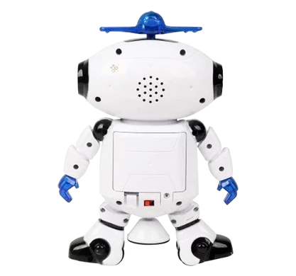 Танцюючий інтерактивний робот з підсвіткою Dancing Robot Білий