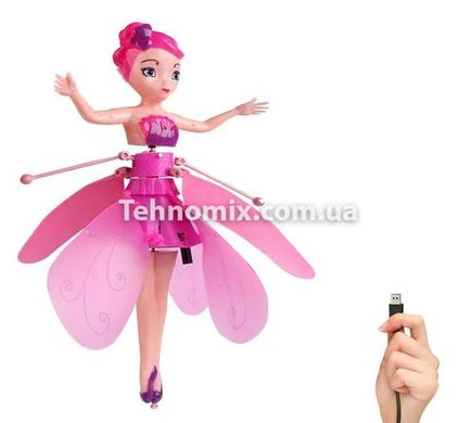 Летающая кукла фея Flying Fairy летит за рукой Розовая