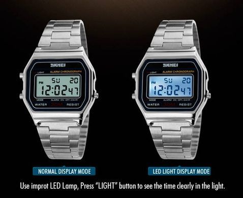 Часы детские Skmei Popular Silver 1123S для детей от 8 лет