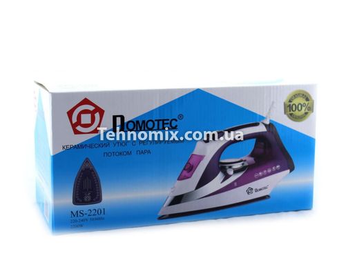 Утюг Domotec с керамическая подошвой MS 2201 2200W Фиолетовый