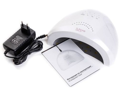 Гибридная лампа Sun One для сушки ногтей UV/LED 48w Белая