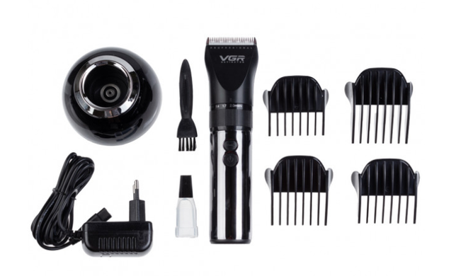 Машинка для стрижки волосся VGR V-049 Чорна