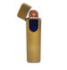 Спіральна сенсорна електрична USB запальничка Lighter Золото (ART-0190)