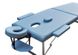 Масажний стіл складаний ZENET ZET-1044 LIGHT BLUE розмір L (195*70*61)