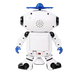 Танцующий светящийся интерактивный робот Dancing Robot Белый