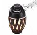 Бездротова портативна Bluetooth колонка - нічник Sunroz Flame Atmosphere BTS-596 LED камін Чорний