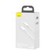 Кабель Baseus Simple Wisdom Data Cable Kit USB to iP PD 20W (2PCS/Set）1.5m White