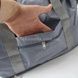 Дорожня сумка зі збільшенням глибини Unisex BAG XL-1029 Сіра