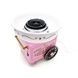 Большой аппарат для сахарной ваты Cotton Candy Maker + палочки в подарок Розовый