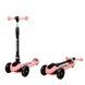 Самокат чотириколісний складаний pu колеса 13см Smart Scooter Світло-рожевий