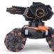 Танк на радиоуправлении аккумуляторный с подсветкой, звуками и обрезами 3,7 V 4х4 YL 50-1 Черный с желтым