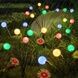 Комплект садових світильників декоративних Світлячки 2 шт по 6LED RGB 70см
