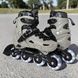 Ролики детские раздвижные с полным комплектом защиты р 29-33 Scale Sports Gray LF 605 Серые