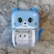 Дитячий термопринтер bluetooth Type-C A8 Cat Блакитний