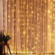Гірлянда штора внутрішня 280LED 3*3м Тепле світло
