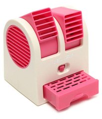 Настольный мини кондиционер Conditioning Air Cooler USB розовый