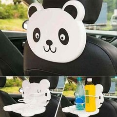 Откидной автомобильный детский столик для напитков Панда
