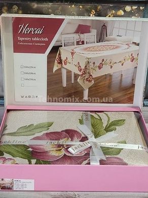 Скатертина Jackline Hercai 160х220см Гобелен Бавовна/Поліестер