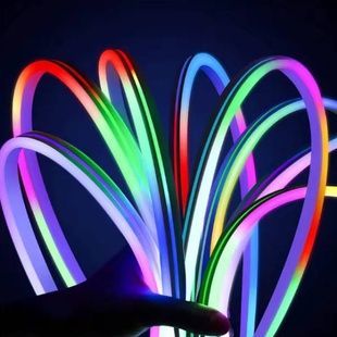 Неоновая лента-шланг 10м USB LED Neon RGB Белая