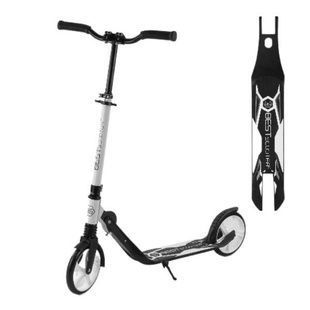 Самокат двухколесный, колеса 20см, регулировка высоты руля 87280 Best Scooter Белый