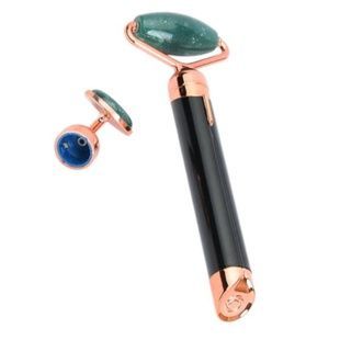 Електричний ролик - масажер для обличчя Flawless Facial Roller Зелений